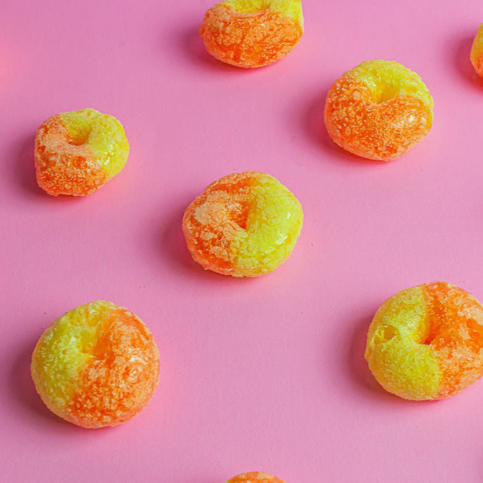 freeze dried peach rings