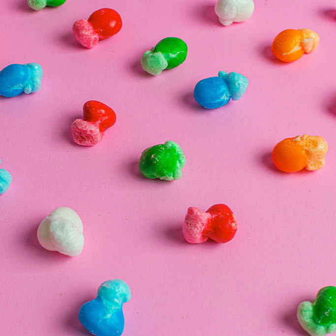 Freeze dried airheads