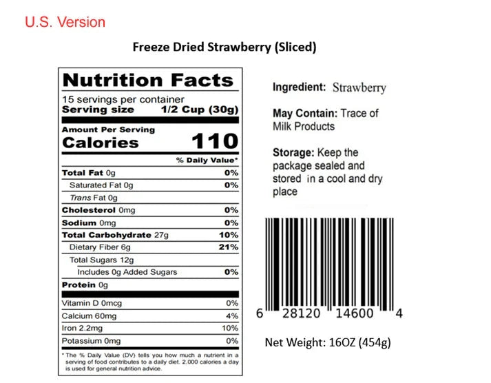 Freeze Dried Strawberries
