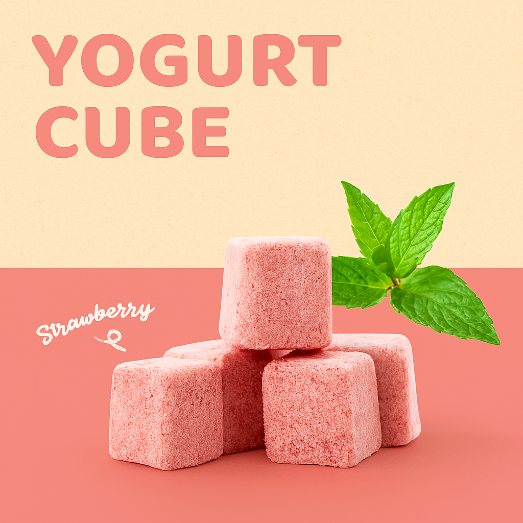 strawberry yogurt bites 
