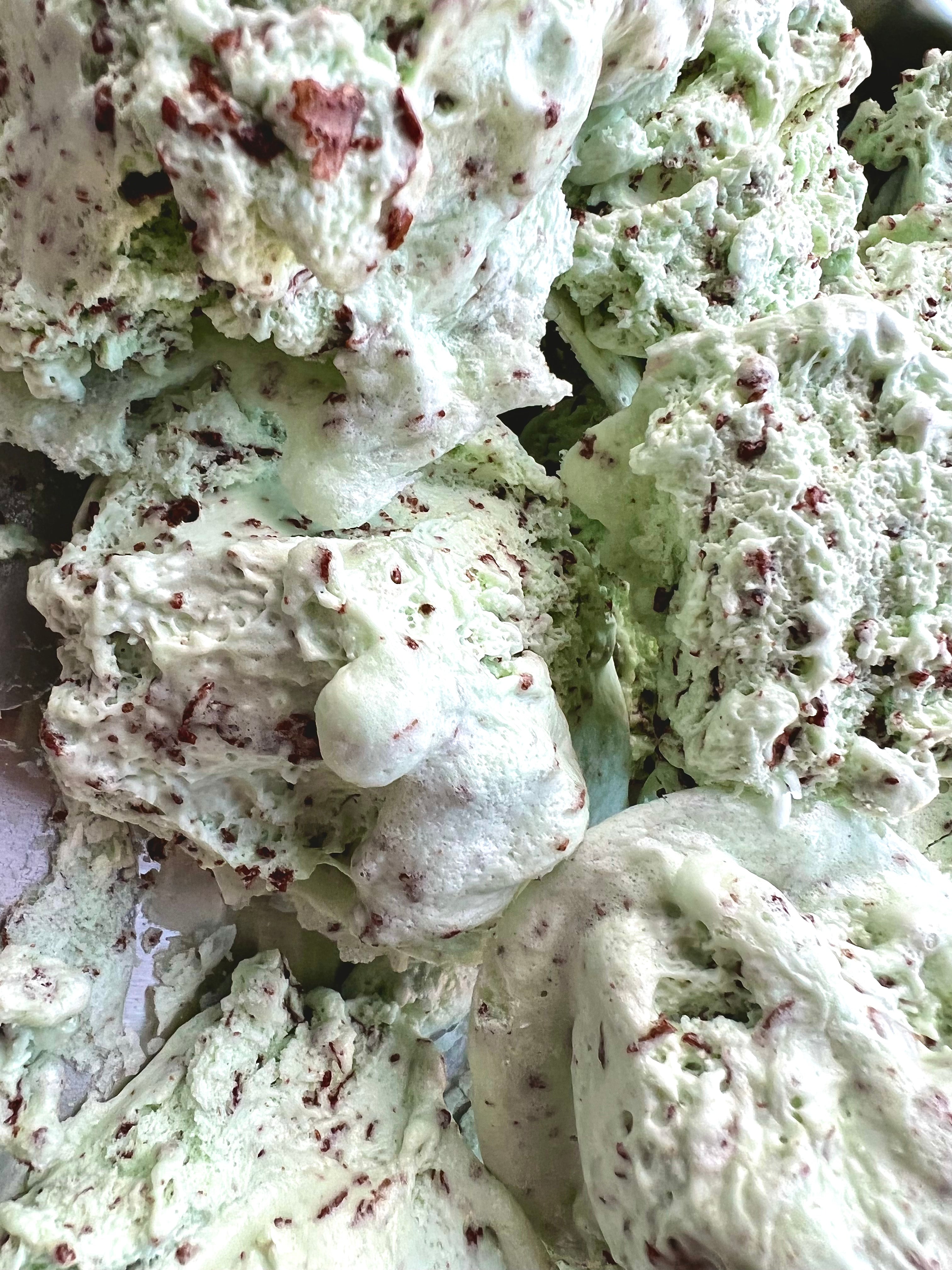 Freeze dried Mint Chip Scoops
